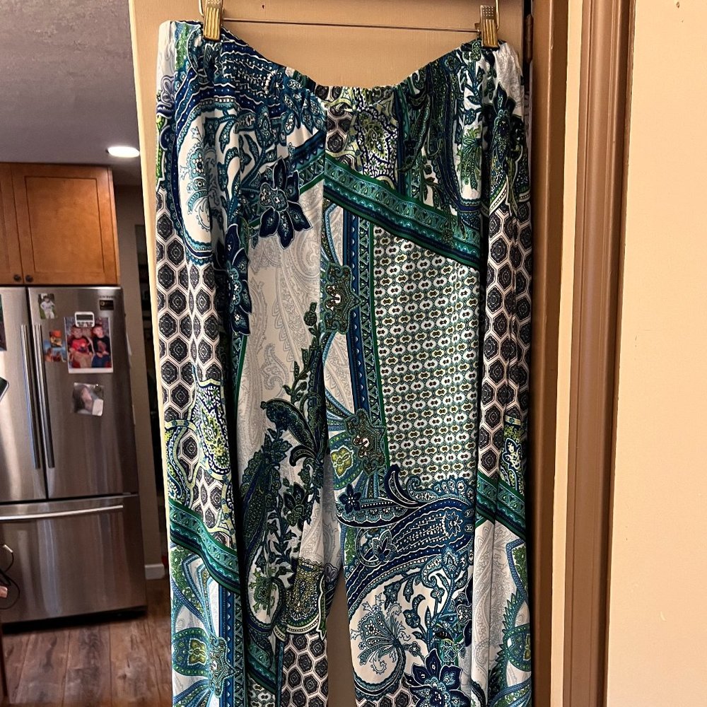 Chicos Size 3 Travellers Palazzo Pants